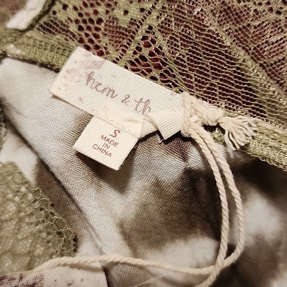 Hem & Thread camisole green small - Picture 2 of 6